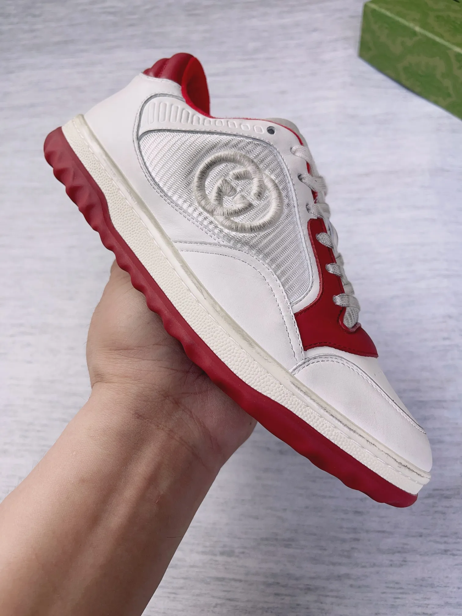 👟👟Ex-factory price 600👟👟 👑The top version of Gucci's latest popular MAC80 sneakers on the market, women's 35-40, men's 39-45 👏👏👏Welcome all bosses to compare and provide guidance...